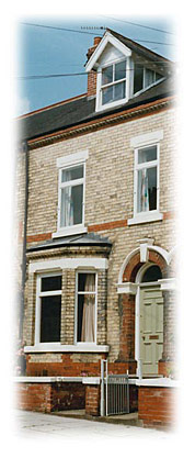 The front of one of our houses